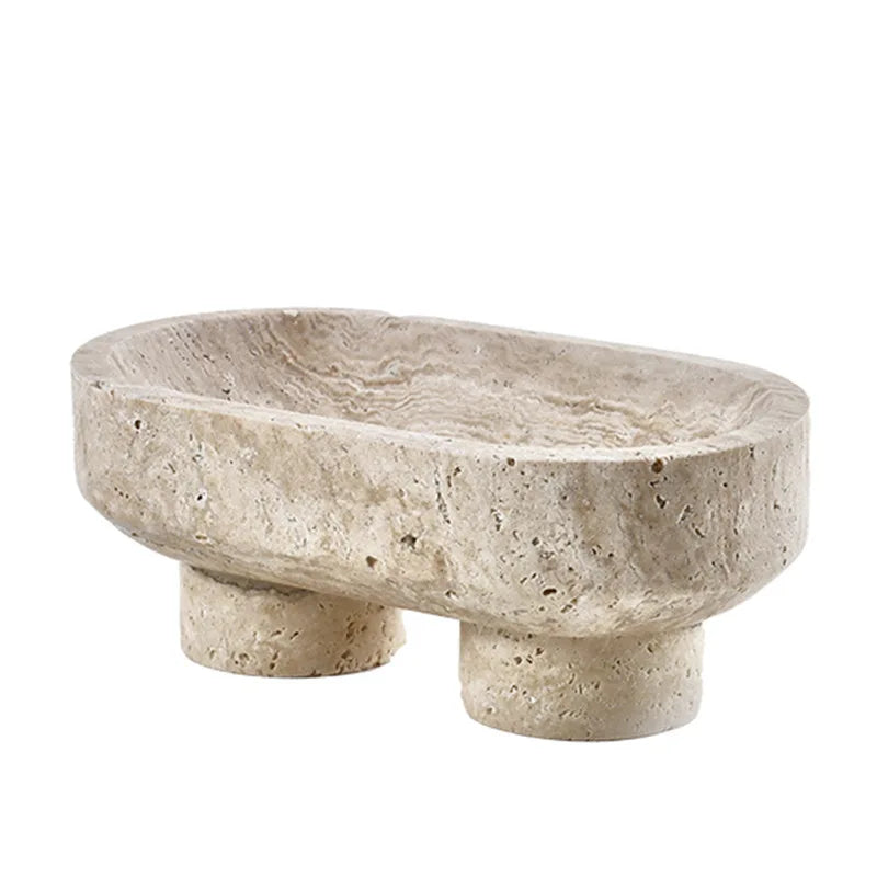 Afralia™ Rainforest Brown Marble Tray: Luxury Home Decor for Vanity, Dresser, Bathroom