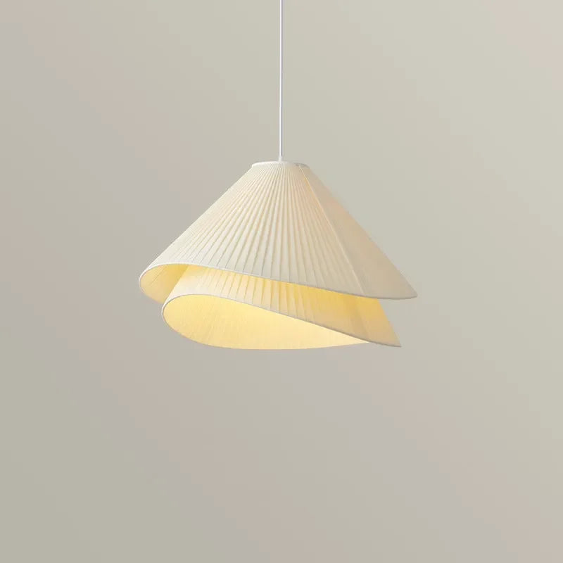 Afralia™ E27 Fabric Chandelier Modern Bedroom LED Pendant Lights Nordic Decor Hanging Lamp