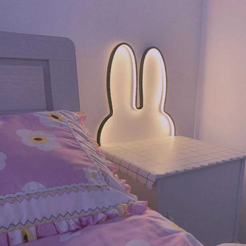 Afralia™ Rabbit Shape Children's LED Wall Night Light