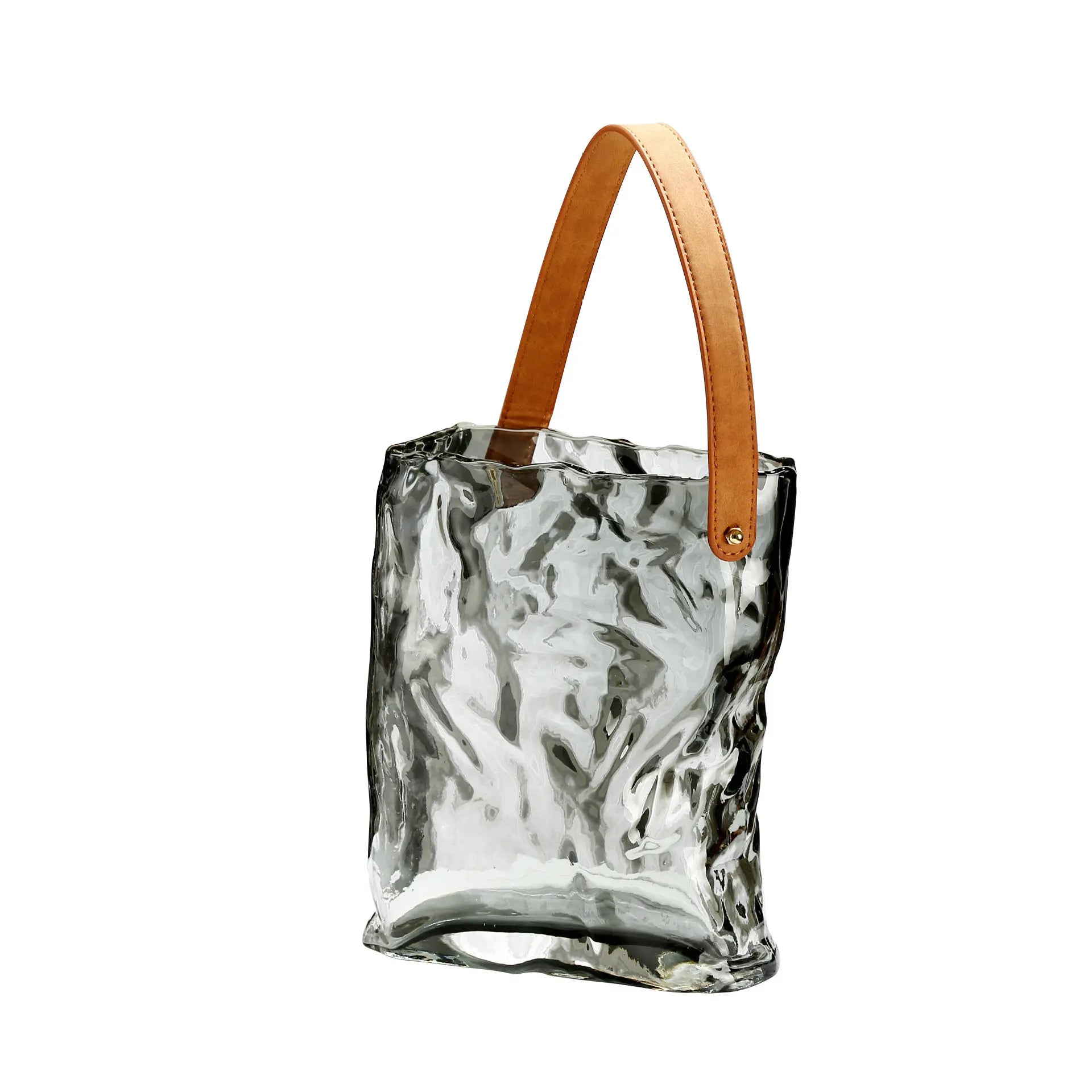 Afralia™ Clear Glass Vase Hydroponic Terrarium Decor Home Flower Accessories