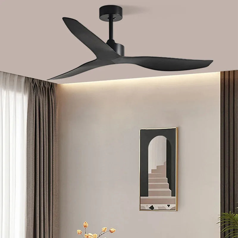 Afralia™ Industrial Wind Ceiling Fan ABS Blades Remote Control Silent Operation.