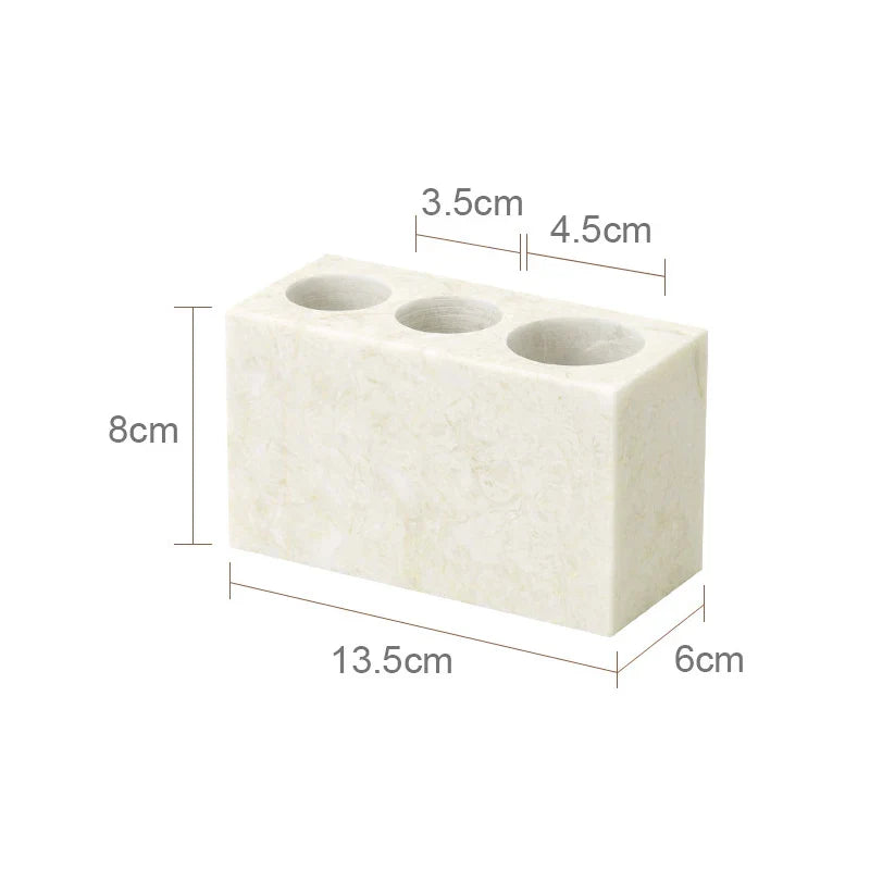 Afralia™ Marble Bathroom Accessories Set