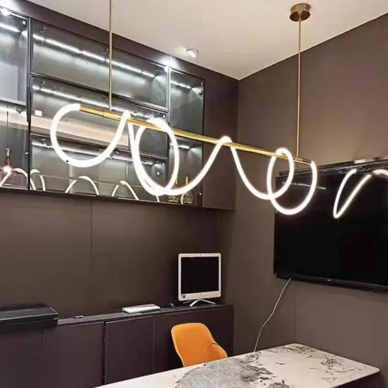 Afralia™ Modern Hose Ceiling Chandelier Dimmable Pendant Lamp for Home Decor