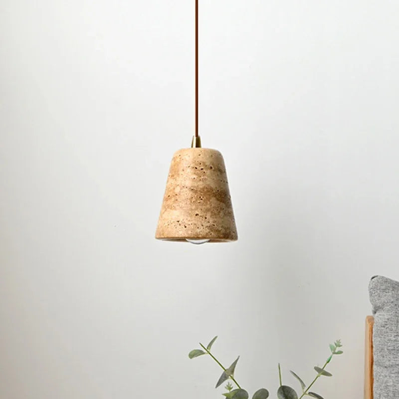 Afralia™ Travertine Pendant Light for Dining Room and Bedroom