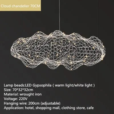 Afralia™ Cloud Light: Nordic Designer Pendant Lamp for Bedroom, Hotel, Restaurant, Bar