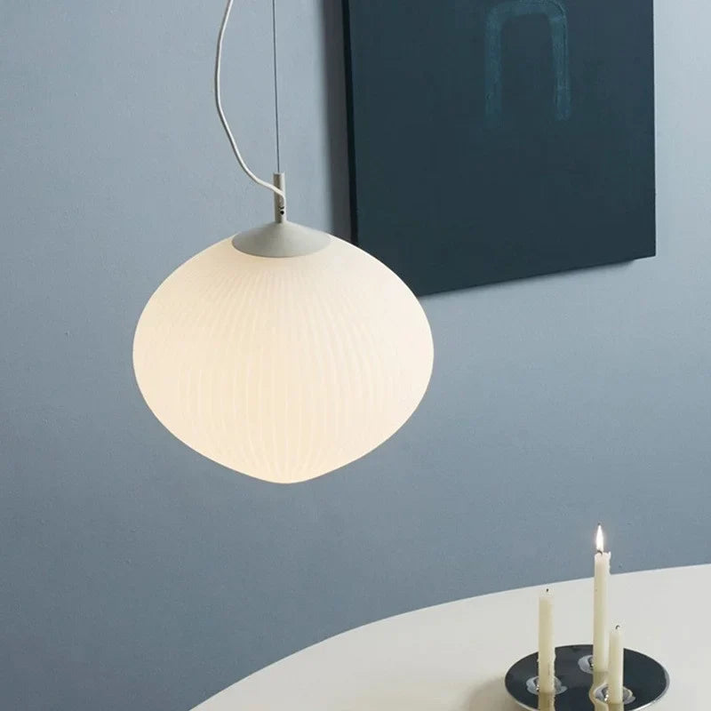 Afralia™ Glass LED Pendant Lights | Modern Bar Suspend Lamp | Dining Room Droplight