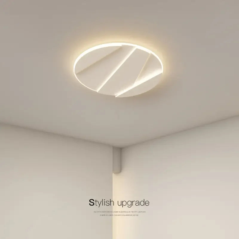 Afralia™ Modern Round LED Ceiling Lamp for Bedroom Living Room Dining Study