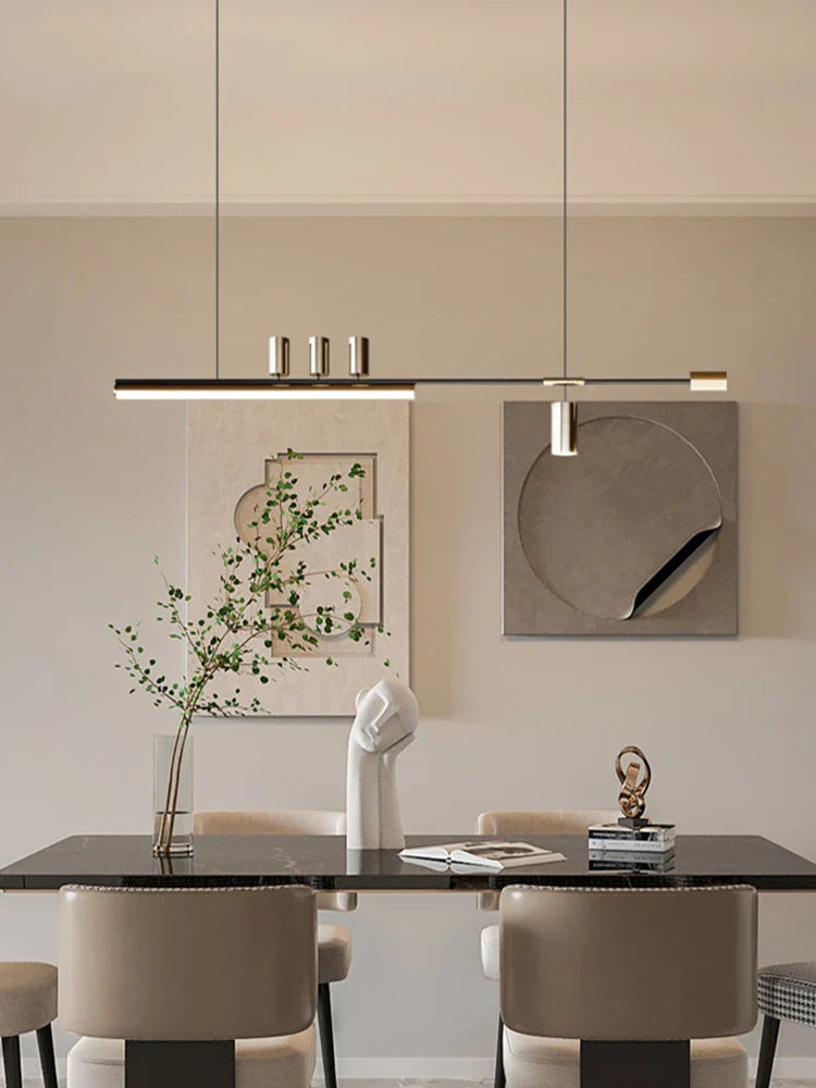 Afralia™ Modern Luxury LED Chandelier for Dining Room, Living Room, Kitchen, Bar, Office, and Desk