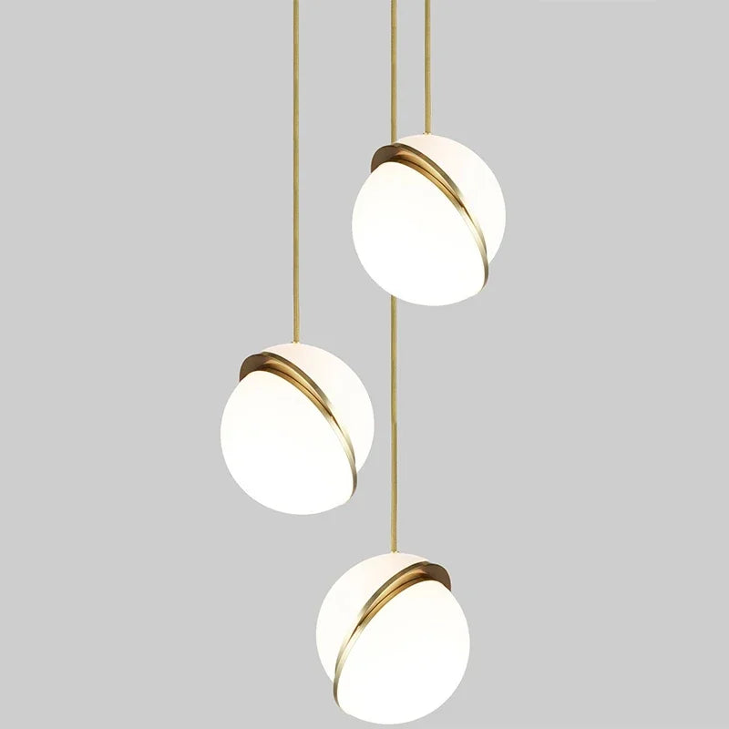 Afralia™ Acrylic Ball Pendant Lamp: Modern Nordic Home Lighting Fixture