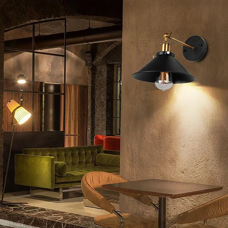 Afralia™ Vintage Wall Lamp - American Country Style Sconce for Retro Indoor Lighting