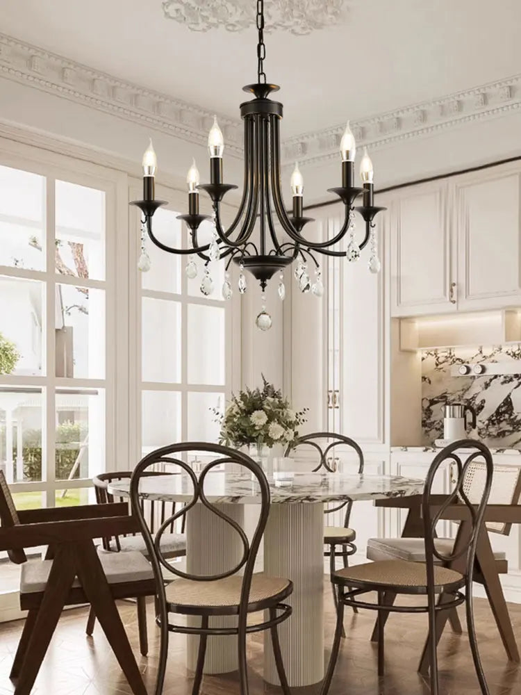 Afralia™ Elegant Crystal Pendant Chandelier for Home and Hospitality Spaces