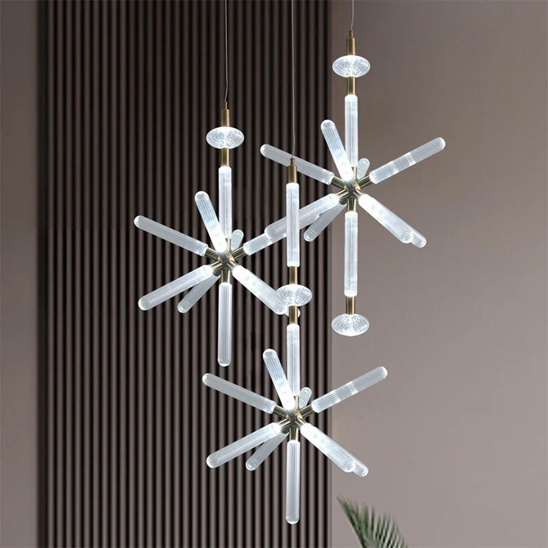 Afralia™ Nordic Glass Chandelier for Chic Spaces: Modern, Stylish Lighting for Homes & Businesses