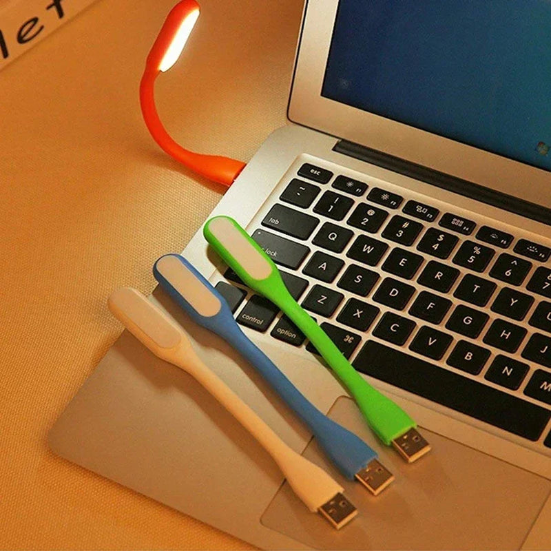 Afralia™ Mini USB LED Reading Lamp Night Light 5V 1.2W Flexible Desk Lamp