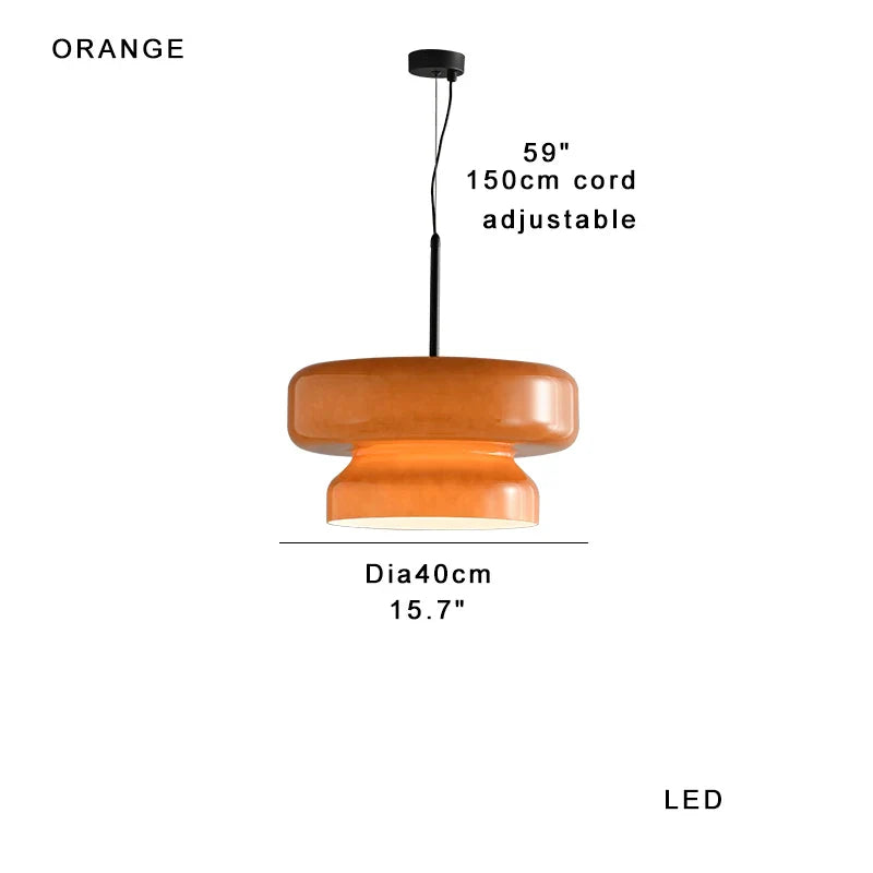 Afralia™ Large Glass Pendant Light Dining Table Kitchen Island Lamp