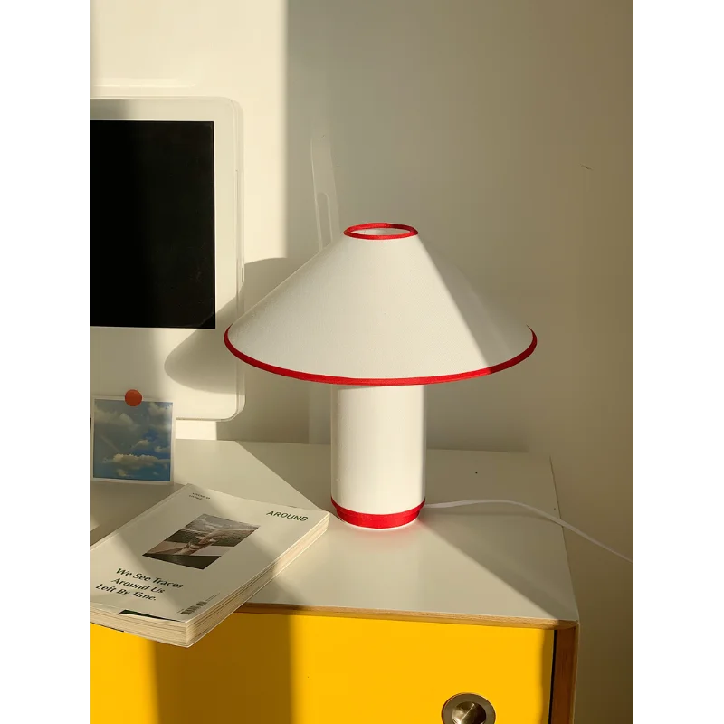 Afralia™ Retro Cotton Table Lamp for Stylish Home Decor
