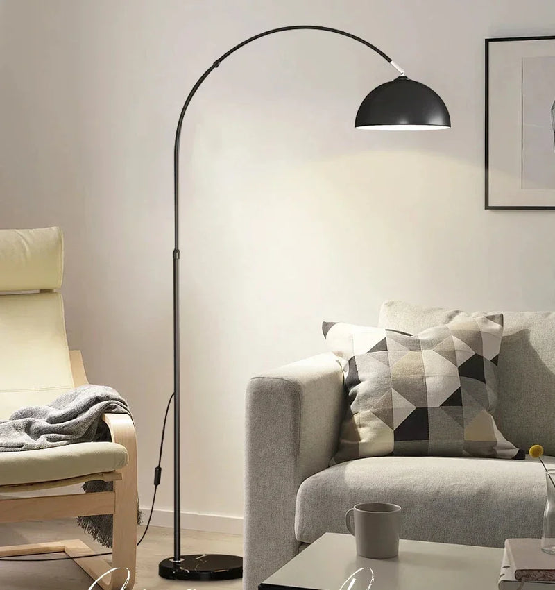 Afralia™ Marble Floor Lamp: Nordic Luxury Warm Light for Living Room, Bedroom & Sofa