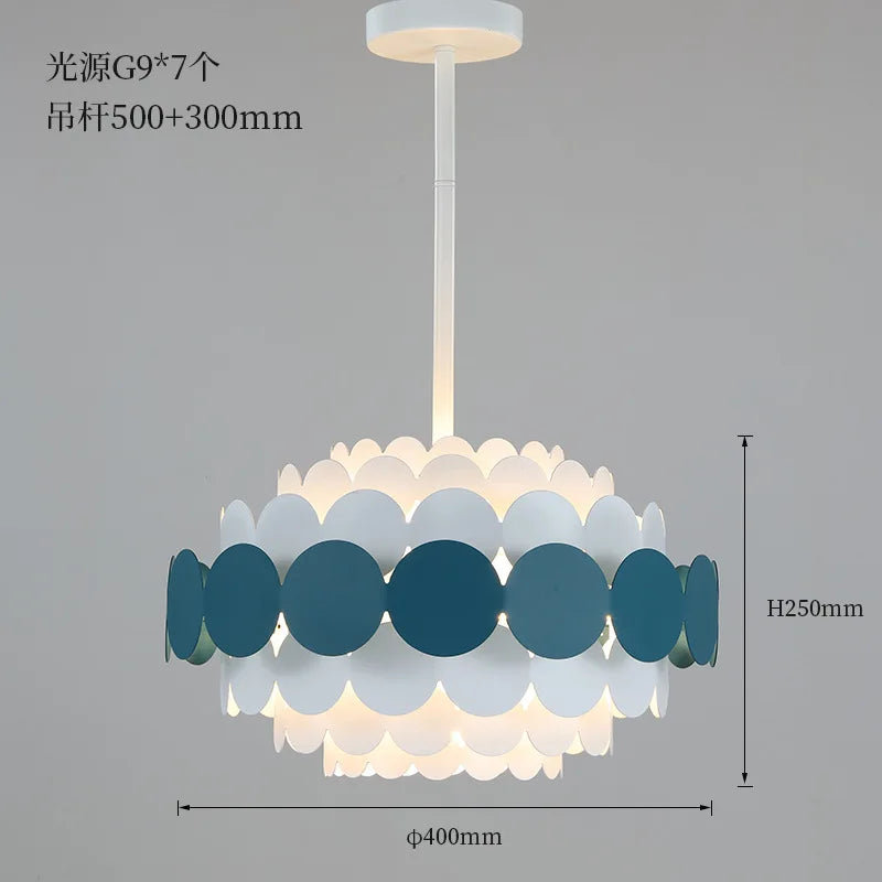 Afralia™ Minimalist Ceiling Chandelier Hanging Lamps for Living Room & Bedroom