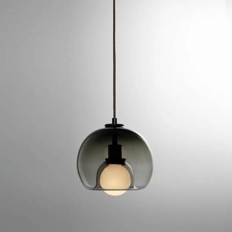 Afralia™ Nordic Glass Ball LED Chandelier - Modern Luxury Dining & Bedside Lights