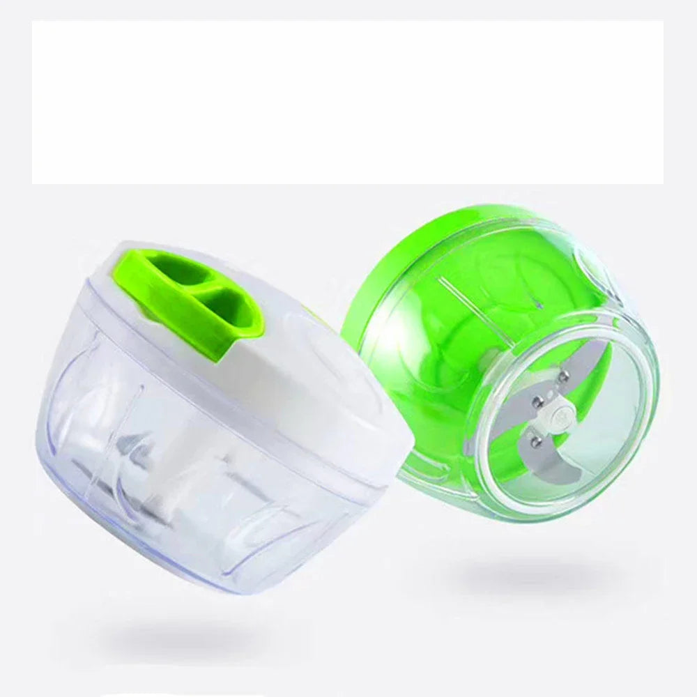 Afralia™ Manual Food Processor Cutter Chopper Mincer Slicer Onion Garlic Handheld Slicer