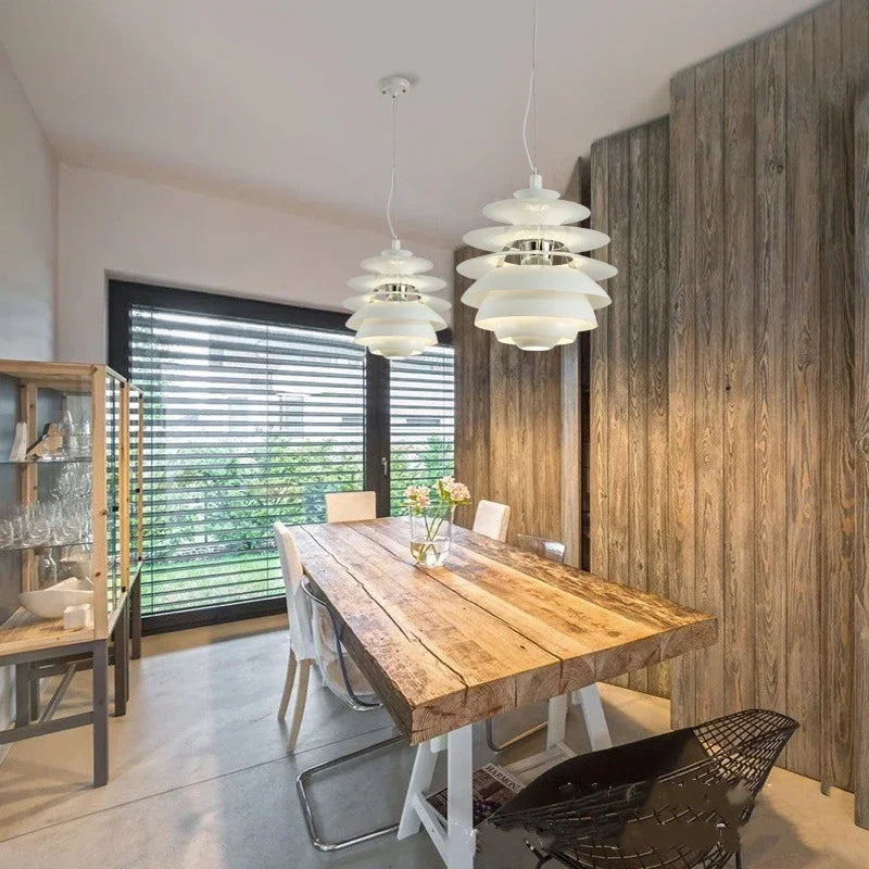 Afralia™ Snowball Pendant Chandelier for Kitchen Island Living Room