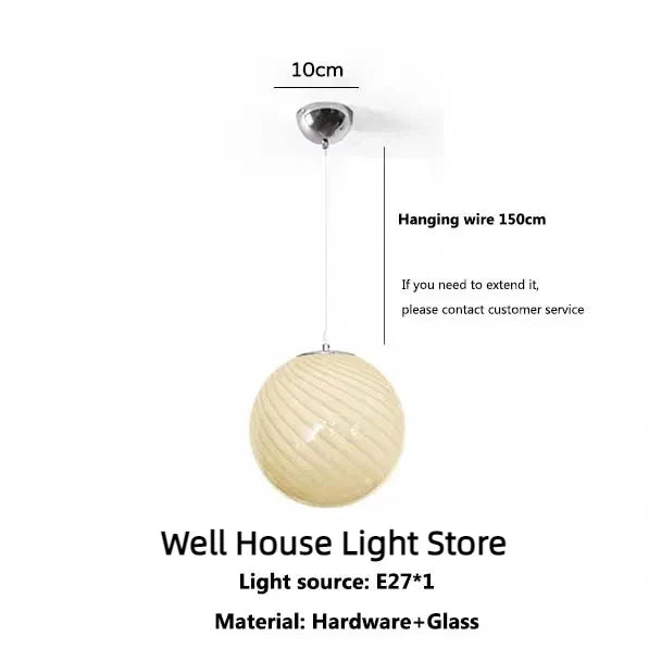 Afralia™ Nordic Lollipop Glass Pendant Light: Colorful Bubble Chandelier for Bedroom and Restaurant