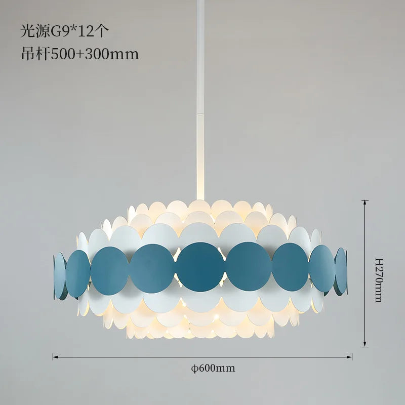 Afralia™ Minimalist Ceiling Chandelier Hanging Lamps for Living Room & Bedroom