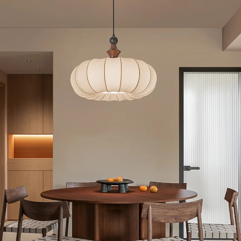 Afralia™ Scandinavian Wood LED Pendant Lamp for Home and Hotel Decor