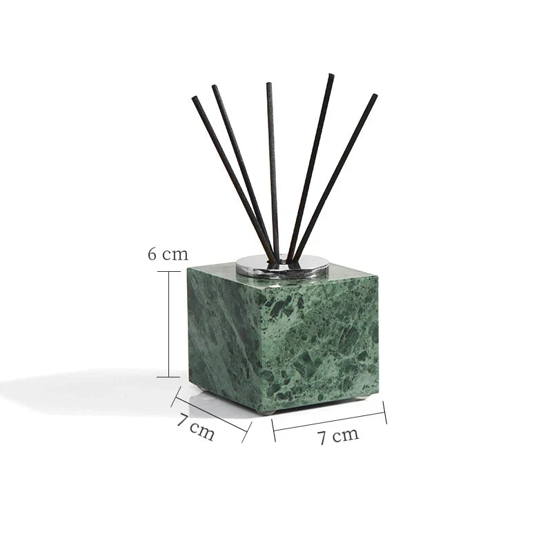 Afralia™ Green Marble Bathroom Set: Dispenser, Dish, Holder, Tissue Box & Accessories