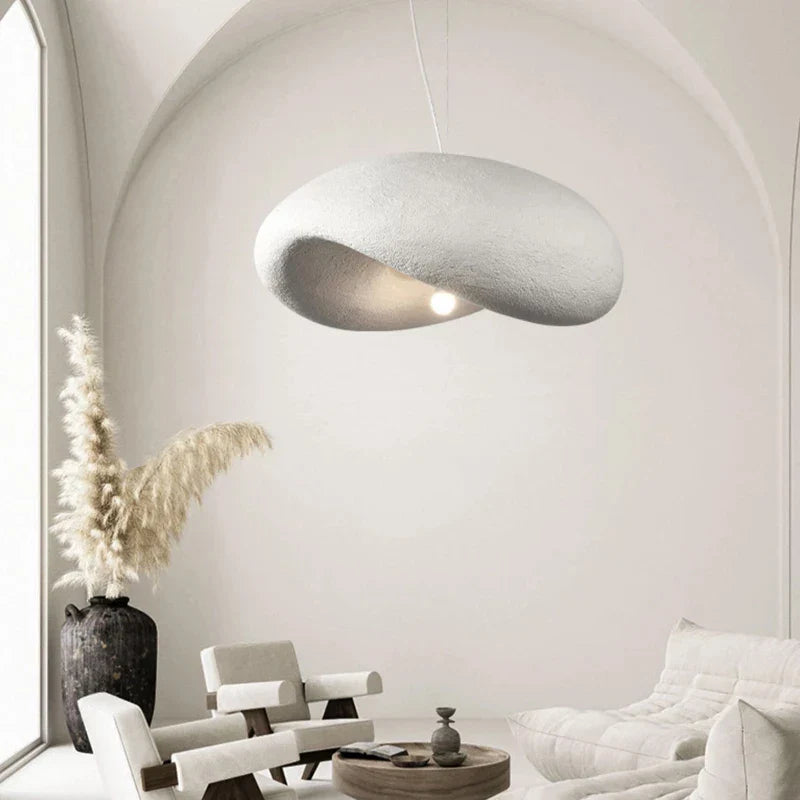 Afralia™ Cream Style LED Chandelier - Nordic Minimalist Wabi Sabi Pendant Light