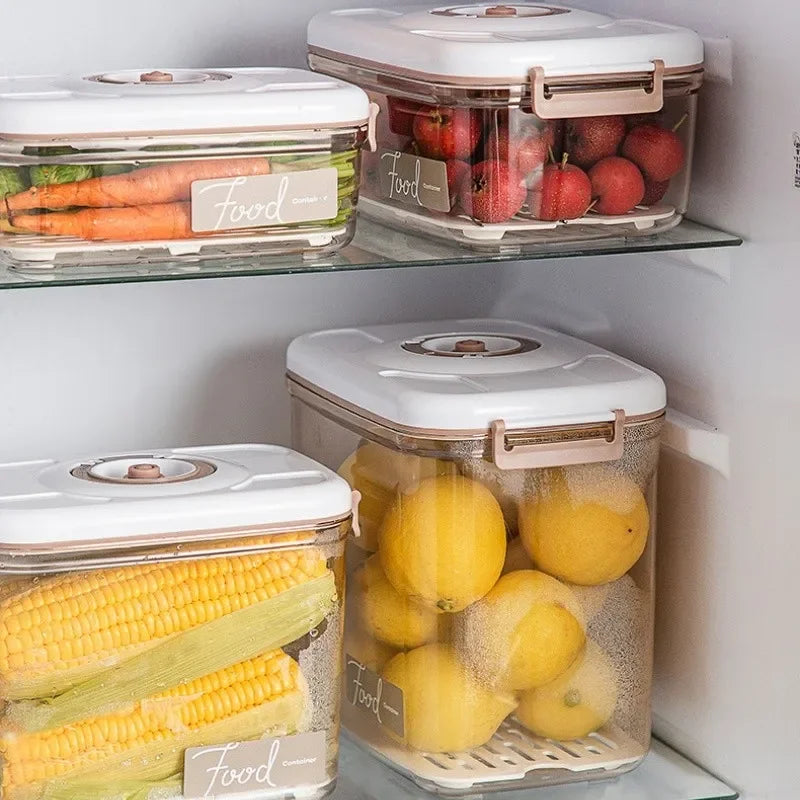 Afralia™ Fresh-Keeping Vacuum Canister: Large Capacity Food Organizer.