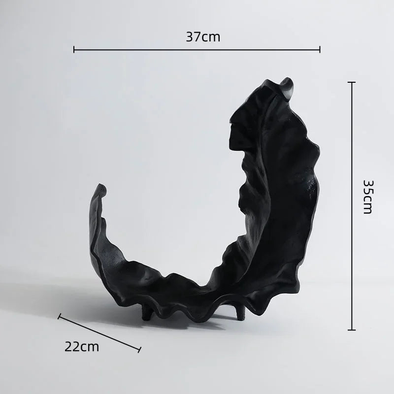 Afralia™ Leaf Tray Resin Bowl: Handcrafted Desktop Storage & Home Decor