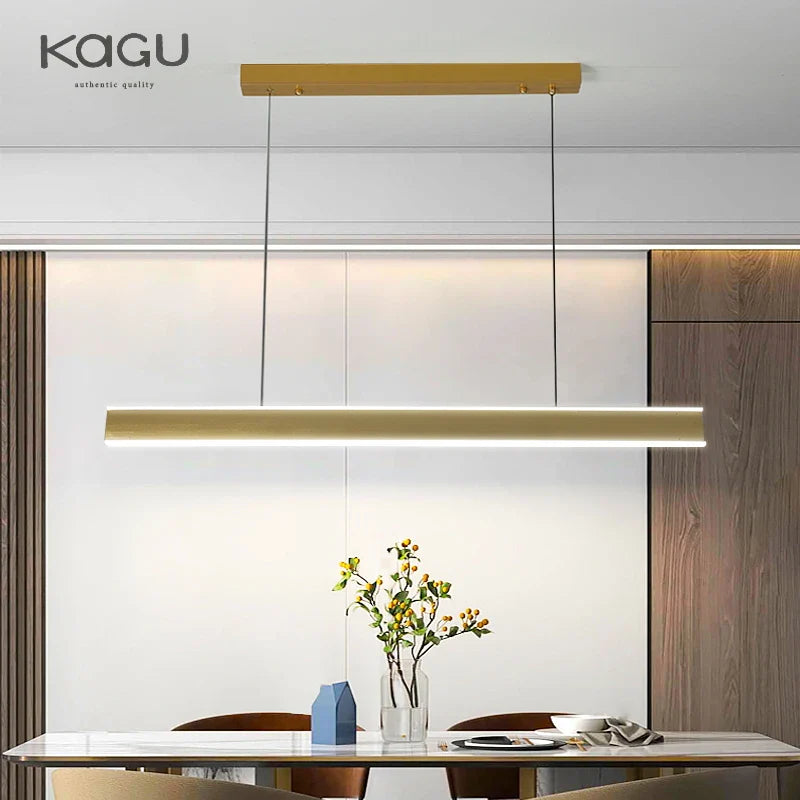 Afralia™ Minimalist LED Chandelier for Home Villa Living Room Bedroom Dining Study Lighting