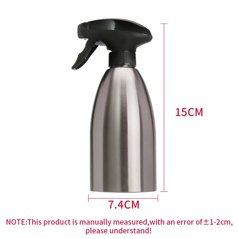 Afralia™ Stainless Steel Oil Sprayer Seasoning Bottle 500ml