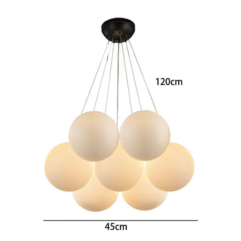 Afralia™ Modern LED Pendant Chandeliers for Living Room Dining Indoor Lighting