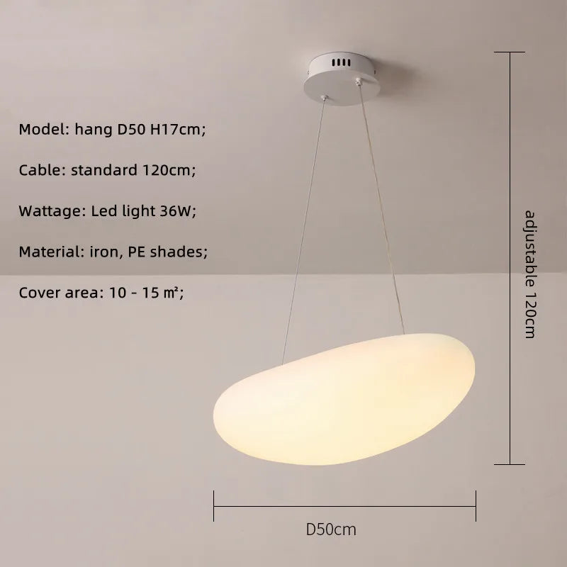 Afralia™ LED Cobblestone Chandelier with Smart Dimmable Lights - Modern Indoor Lighting Fixtures