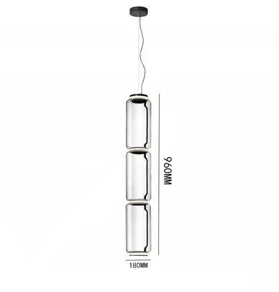 Afralia™ Noctambule Pendant Lamp: Modern Italian Design for Living Room, Staircase, Bar, Loft
