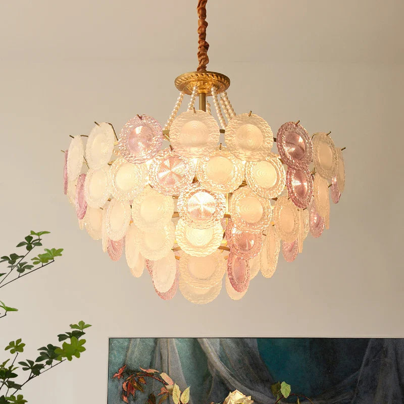 Afralia™ Modern Crystal Pearl Chandelier for Living Room, Bedroom, Dining Room