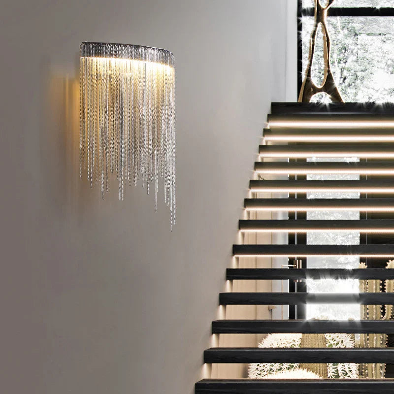 Afralia™ Tassel Chandelier: Postmodern Luxury Villa Dining Room Lamp