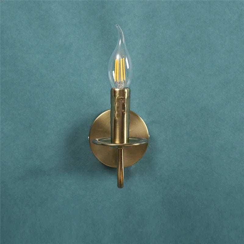 Afralia™ Nordic Vintage Loft Sconce Wall Lights for Bedside Bedroom Reading