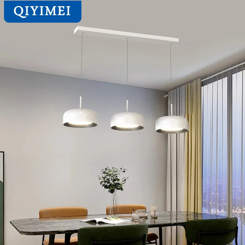 Afralia™ Circular Chandeliers: Nordic Style Lighting for Bedroom, Kitchen, Living & Dining Room