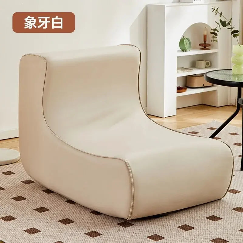Afralia™ Internet Celebrity Lazy Sofa for Single Balcony, Living Room, Bedroom - Small-sized Creative Sofa
