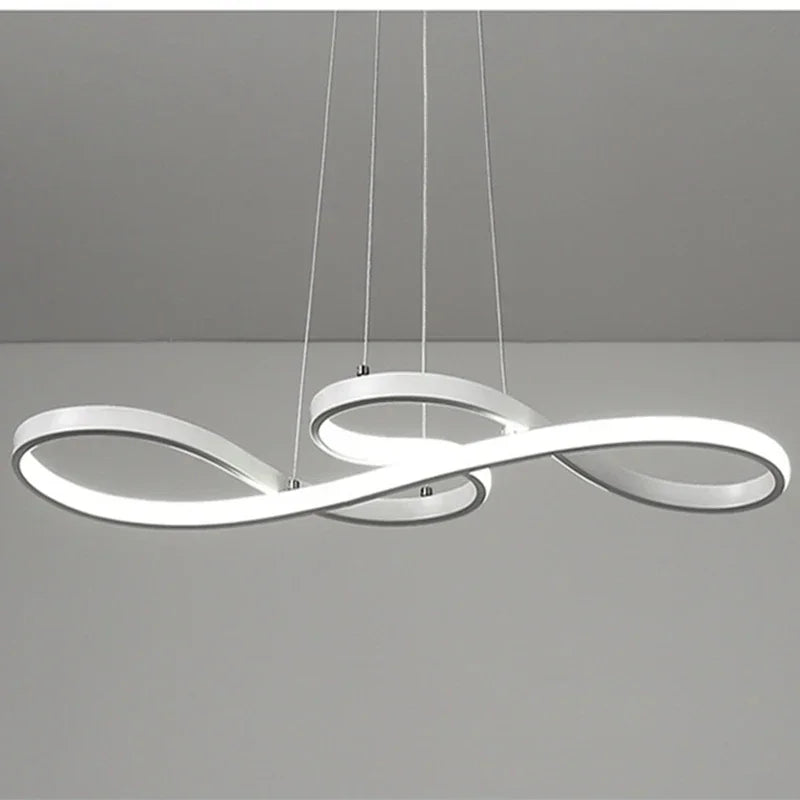 Afralia™ Gold LED Chandelier: Modern Nordic Hanging Lamp for Dining Room, Kitchen, Bar, Office