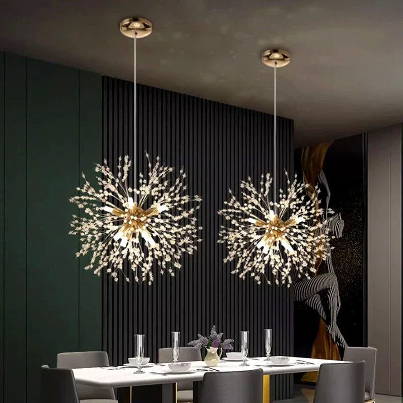 Afralia™ Modern Indoor Pendant Light Chandelier for Living Room Dining Room LED Ceiling Lamp