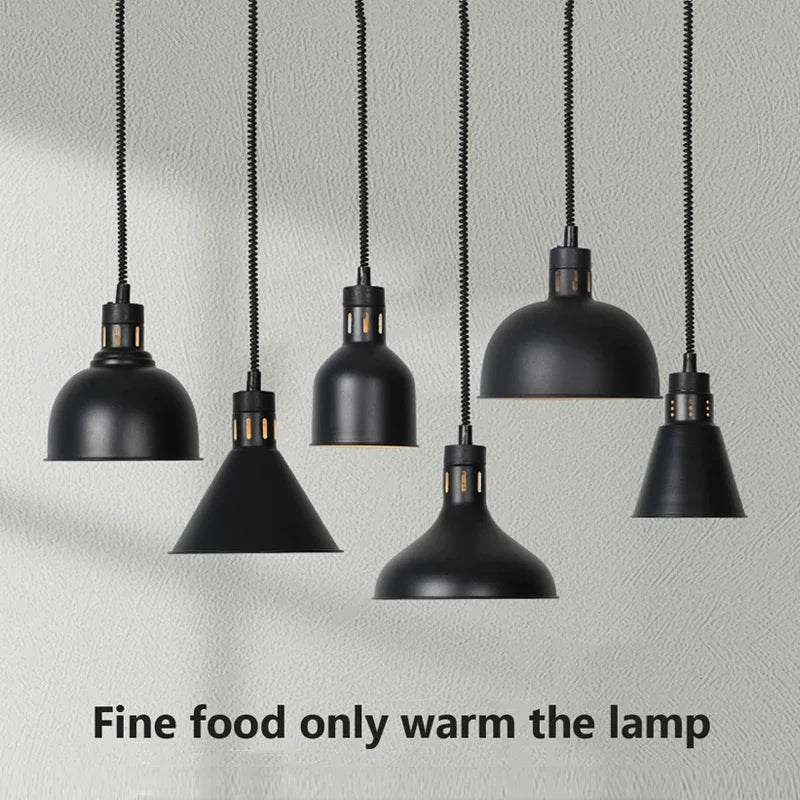 Afralia™ Electric Food Heating Pendant Light - Stylish and Functional Fixture for Kitchens and Restaurants