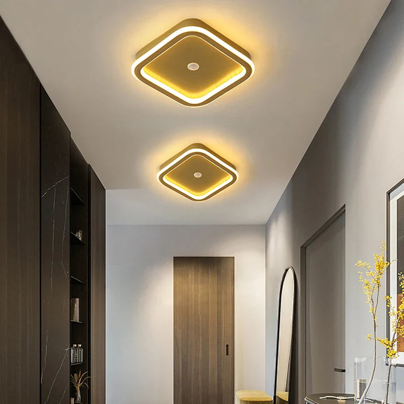 Afralia™ LED Chandelier Lights with PIR Motion Sensor for Indoor Lighting