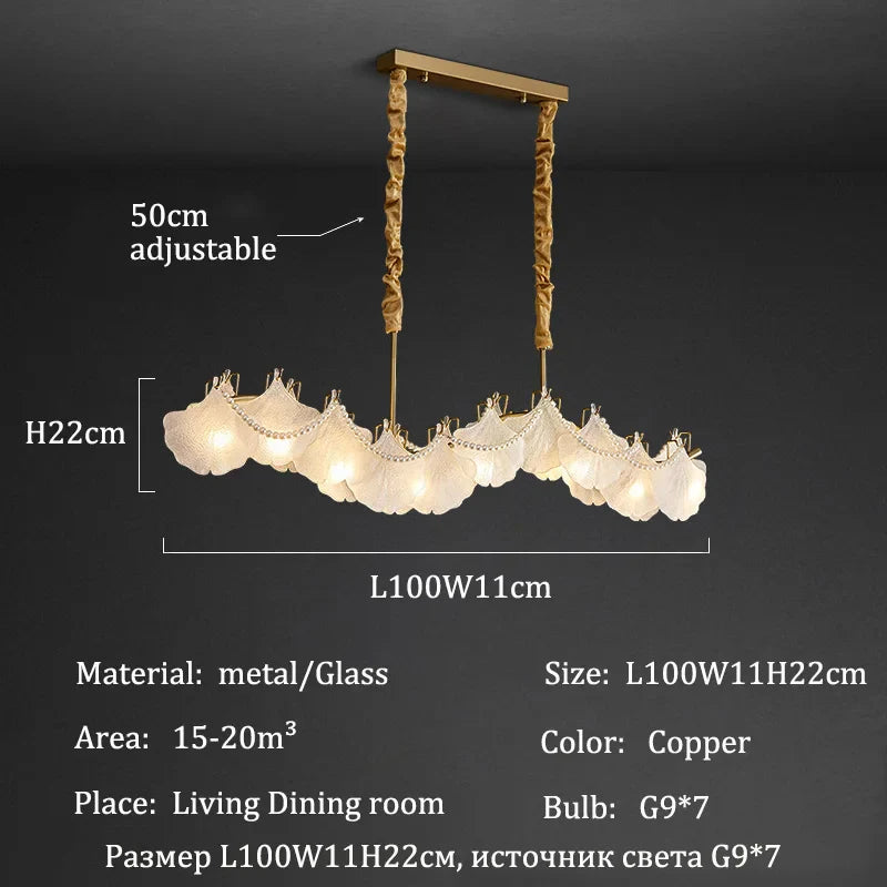 Afralia™ LED Ceiling Chandelier Light Hanging Lamp for Living Room Home Decor