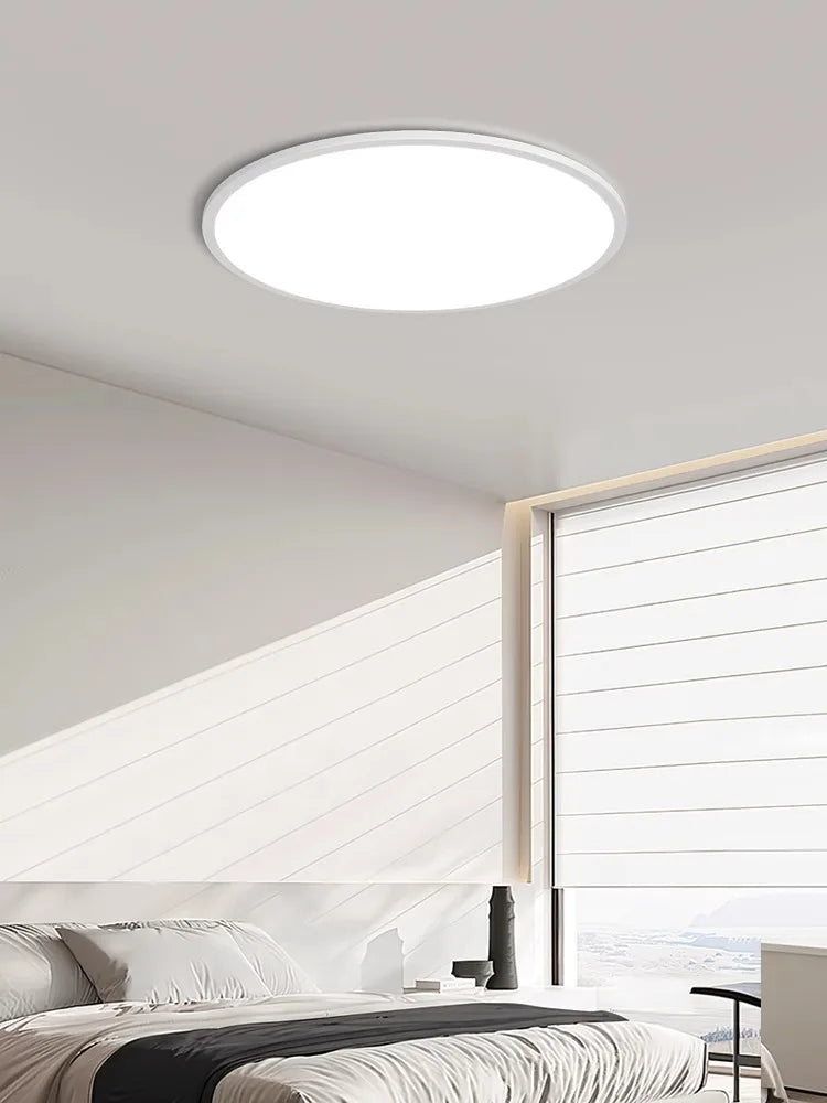 Afralia™ Round LED Ceiling Lamp - Modern Minimalist Dimmable Lighting Fixtures