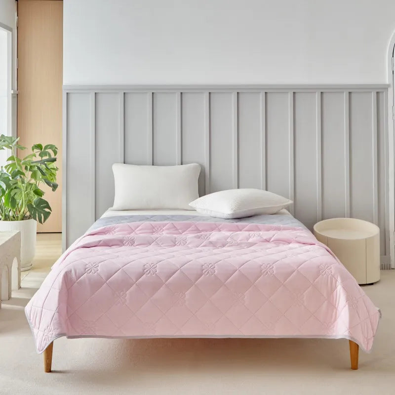 Afralia™ Cool Summer Blanket: Lightweight Soft Ice Cooling Comforter for Hot Sleepers