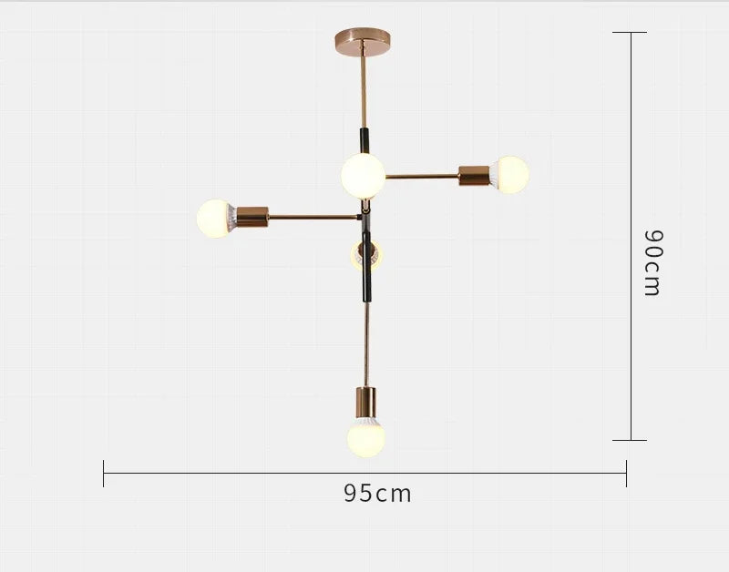 Afralia™ Modern Luxury Pendant Light Industrial Nordic Hanging Lamp