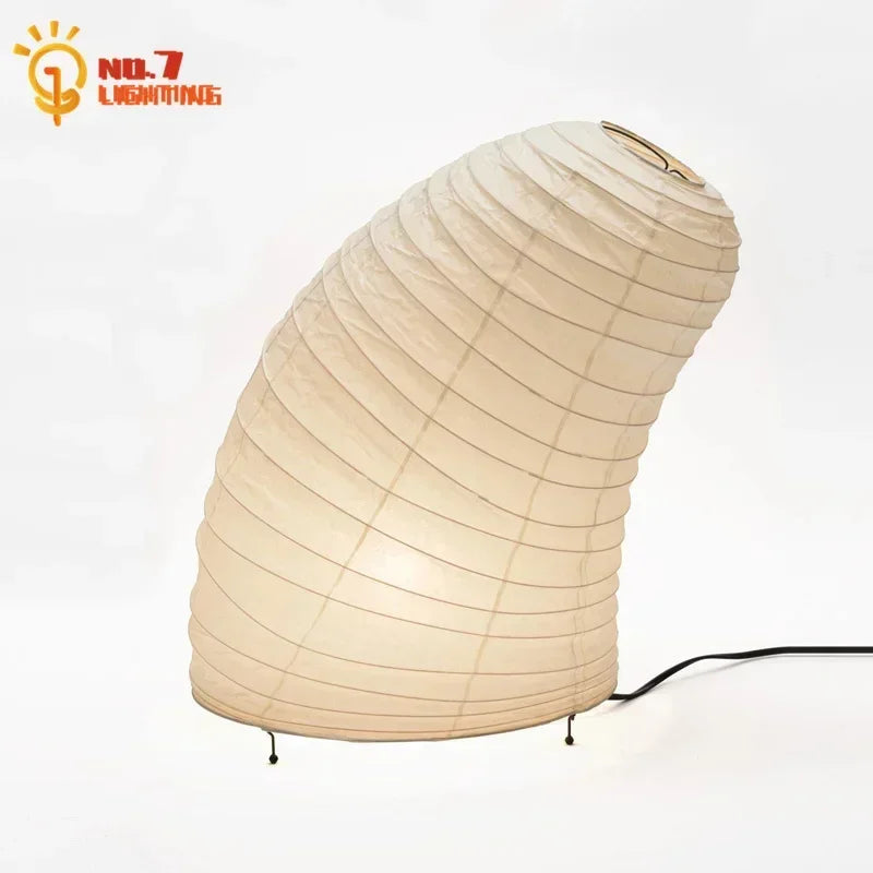Afralia™ Akari Noguchi Rice Paper Table Lamp LED E27 Modern Light for Living Room